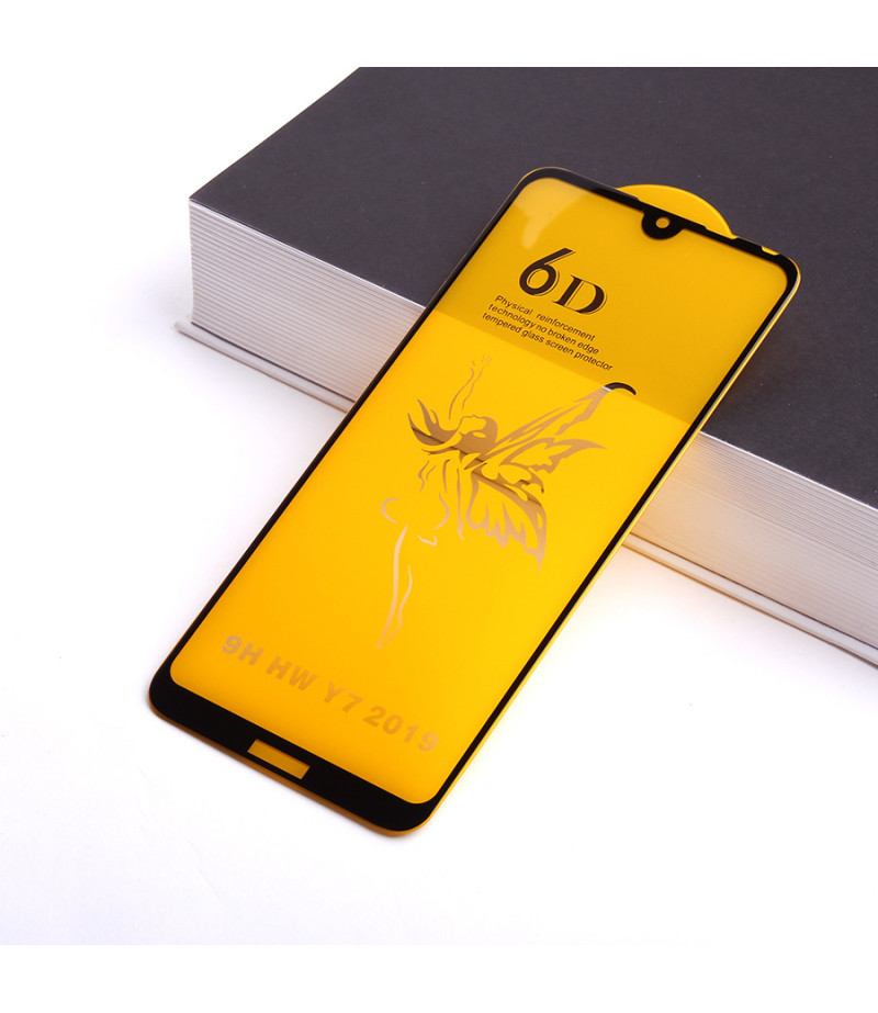 Full Glue Curved Tempered Glass Screen Protector für Huawei Y7 2019/ Y7 Pro 2019, Art:000298