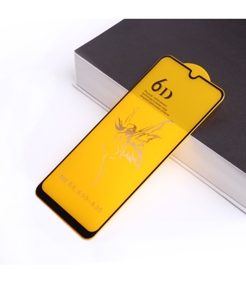 Full Glue Curved Tempered Glass Screen Protector für Samsung A30/A50, Art:000298