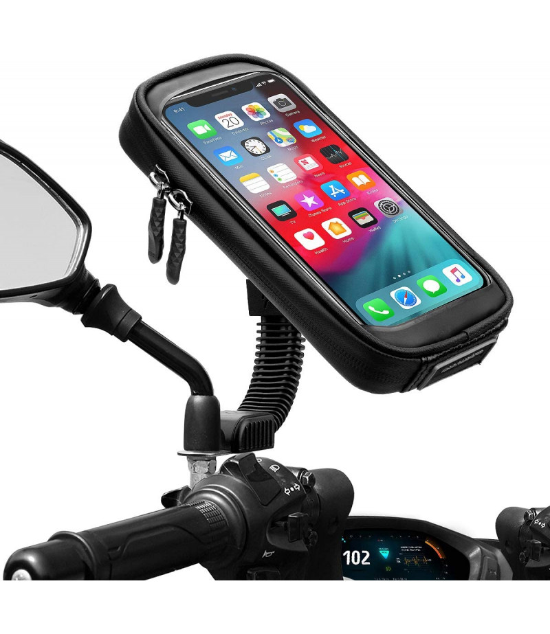 Wasserdicht Motorrad Handy Halterung 6.3 Zoll universal 360° Handlebar, Art.:000015-1