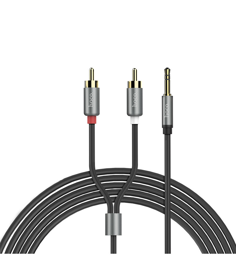 Hoco UPA10 double lotus rca audio cable 3.5mm, Art.:000787