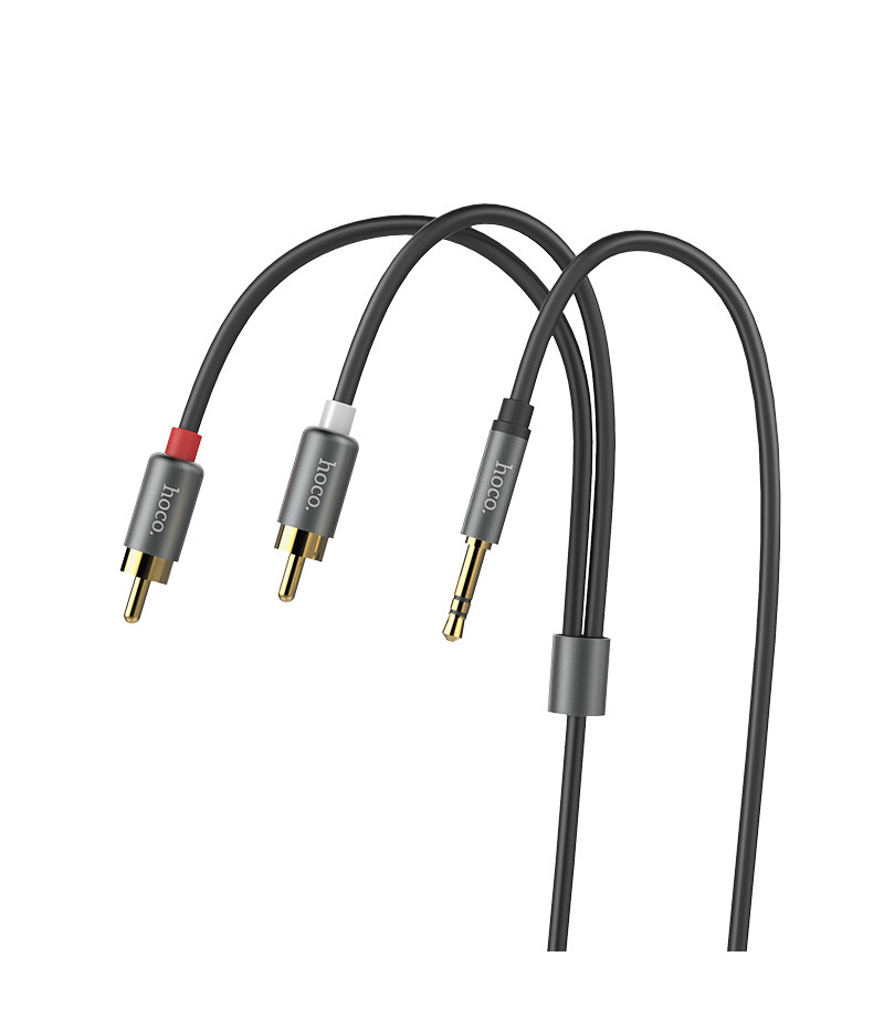 Hoco UPA10 double lotus rca audio cable 3.5mm, Art.:000787