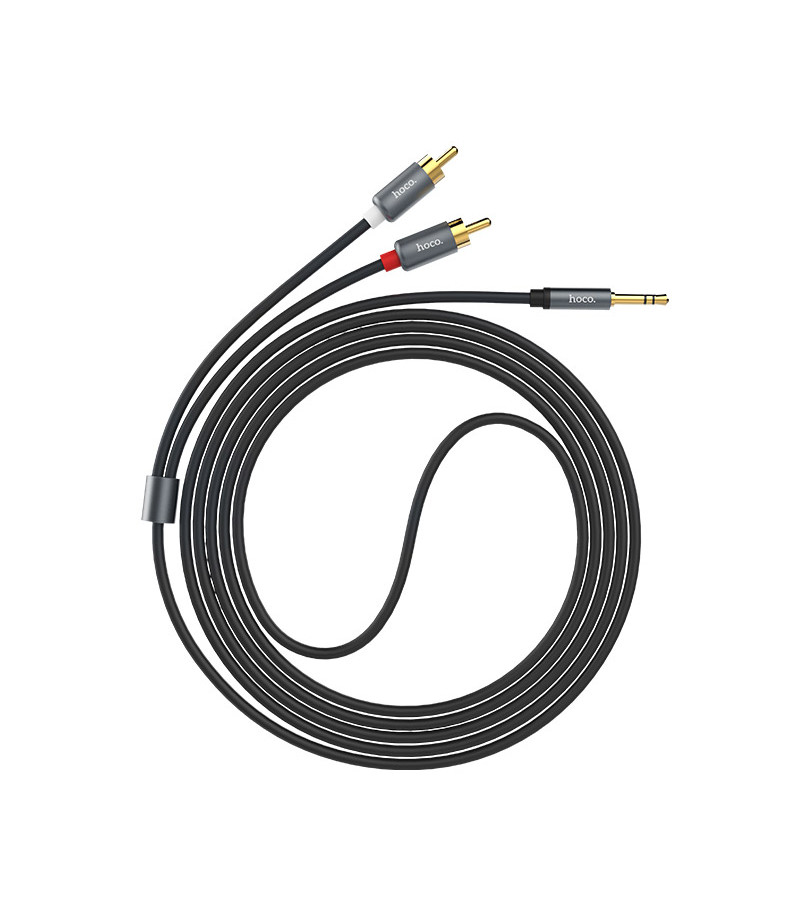 Hoco UPA10 double lotus rca audio cable 3.5mm, Art.:000787