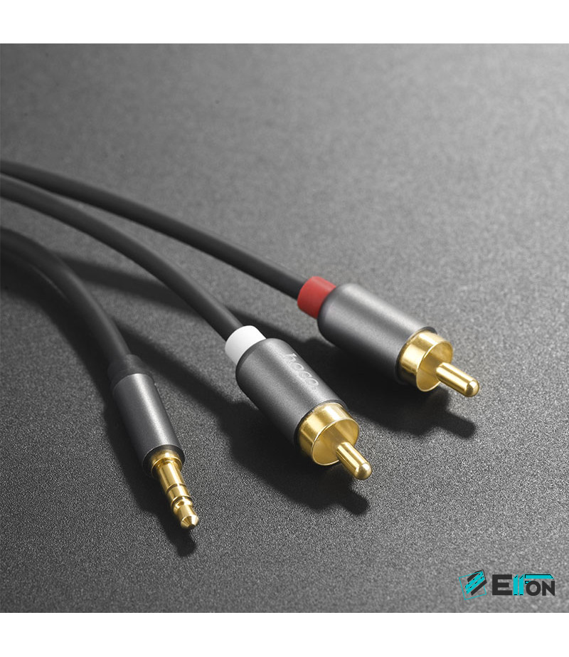Hoco UPA10 double lotus rca audio cable 3.5mm, Art.:000787