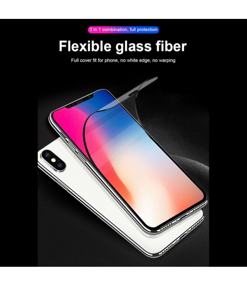 360 grad 7D Full Cover Nano 3-in-1 Glass für iPhone XR (Front + Back), Art.:000303-1
