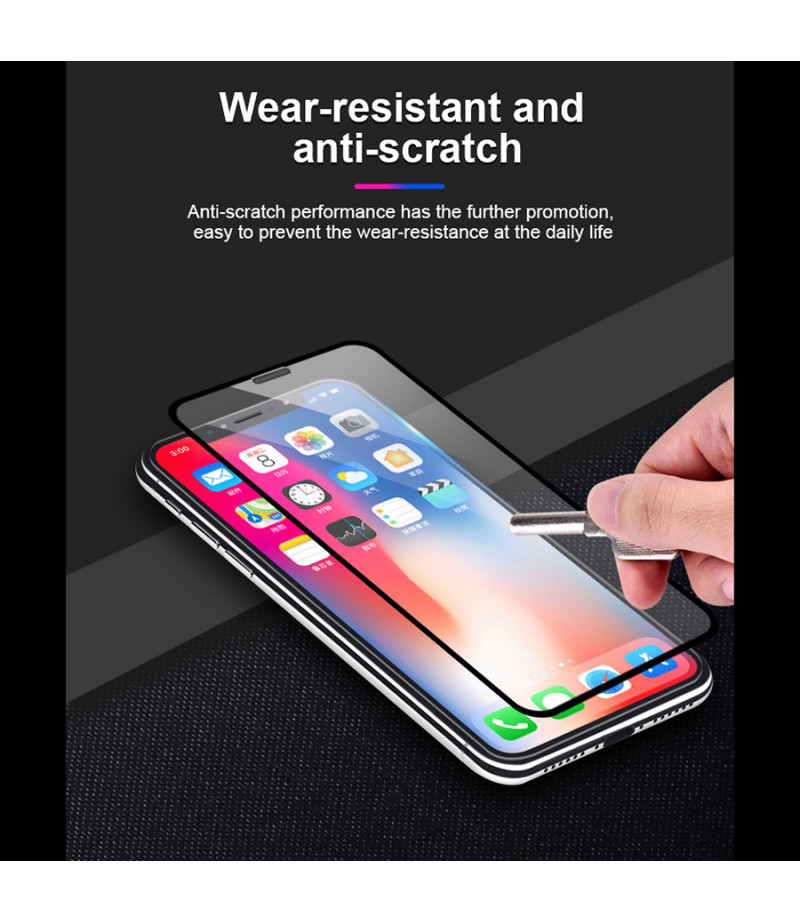 360 grad 7D Full Cover Nano 3-in-1 Glass für iPhone XR (Front + Back), Art.:000303-1
