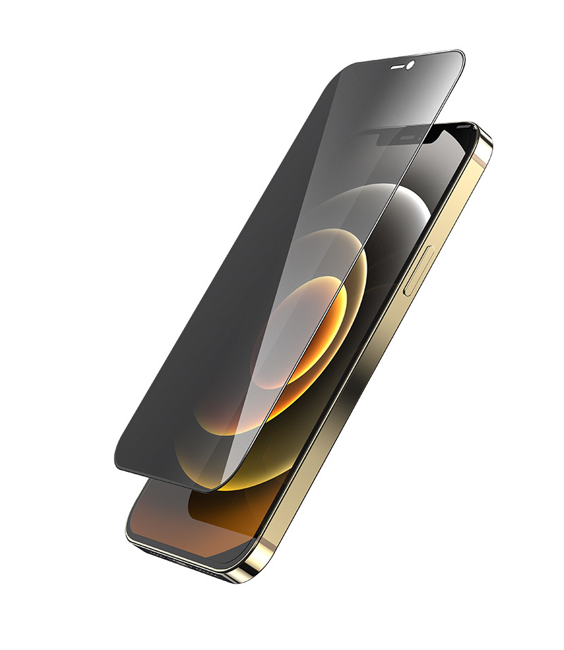 Hoco Full screen HD Privacy tempered glass set für iPhone 12 Pro Max (G11), Art.:000903