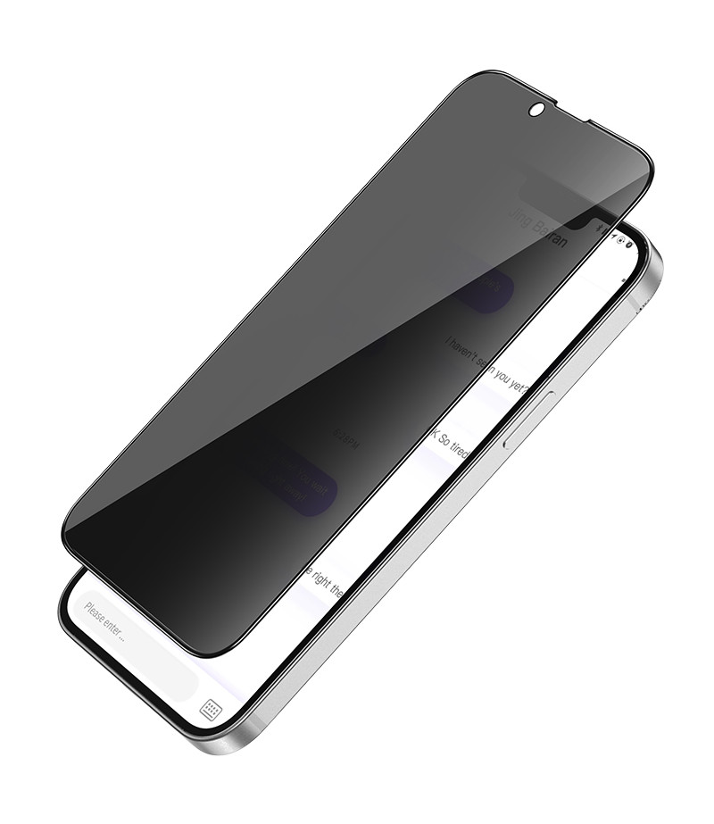 Hoco Full screen HD Privacy tempered glass set für iPhone 13 Pro Max/ 14 Plus (G11), Art.:000903