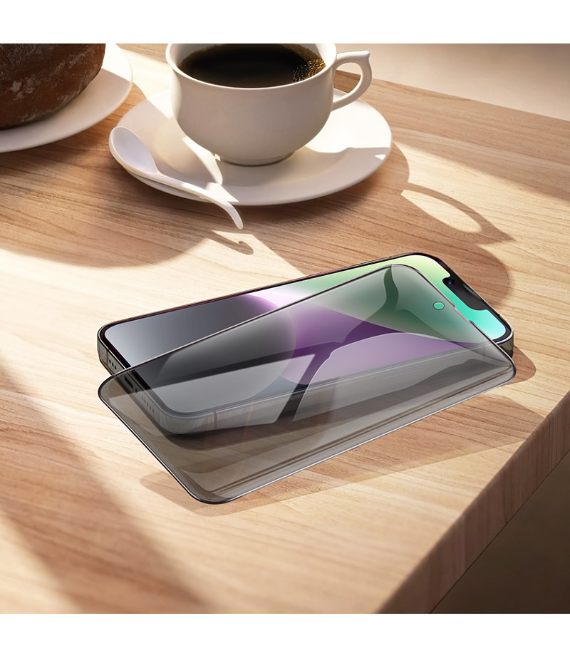 Hoco Full screen HD Privacy tempered glass set für iPhone 13 Pro Max/ 14 Plus (G11), Art.:000903