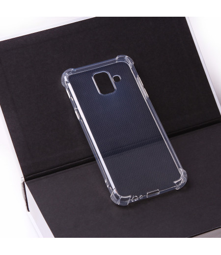 Elfon Drop Case TPU Schutzhülle mit Kantenschutz für Samsung Galaxy A6 (2018), Art.:000228