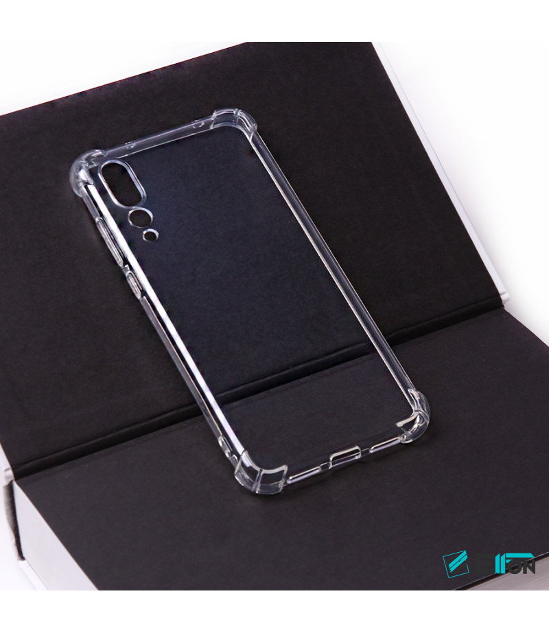 Elfon Drop Case TPU Schutzhülle mit Kantenschutz für Huawei P20 Pro, Art.:000228