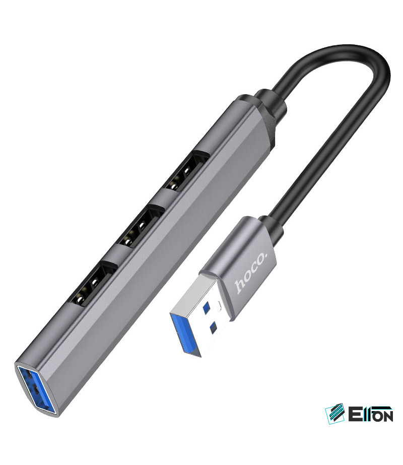 Hoco HB26 4 in 1 adapter(USB to USB3.0+USB2.0*3), Art.:000978