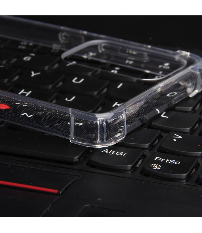 Premium Elfon Drop Case TPU+PC hart kratzfest kristallklar für Samsung S21 Plus, Art:000099-1