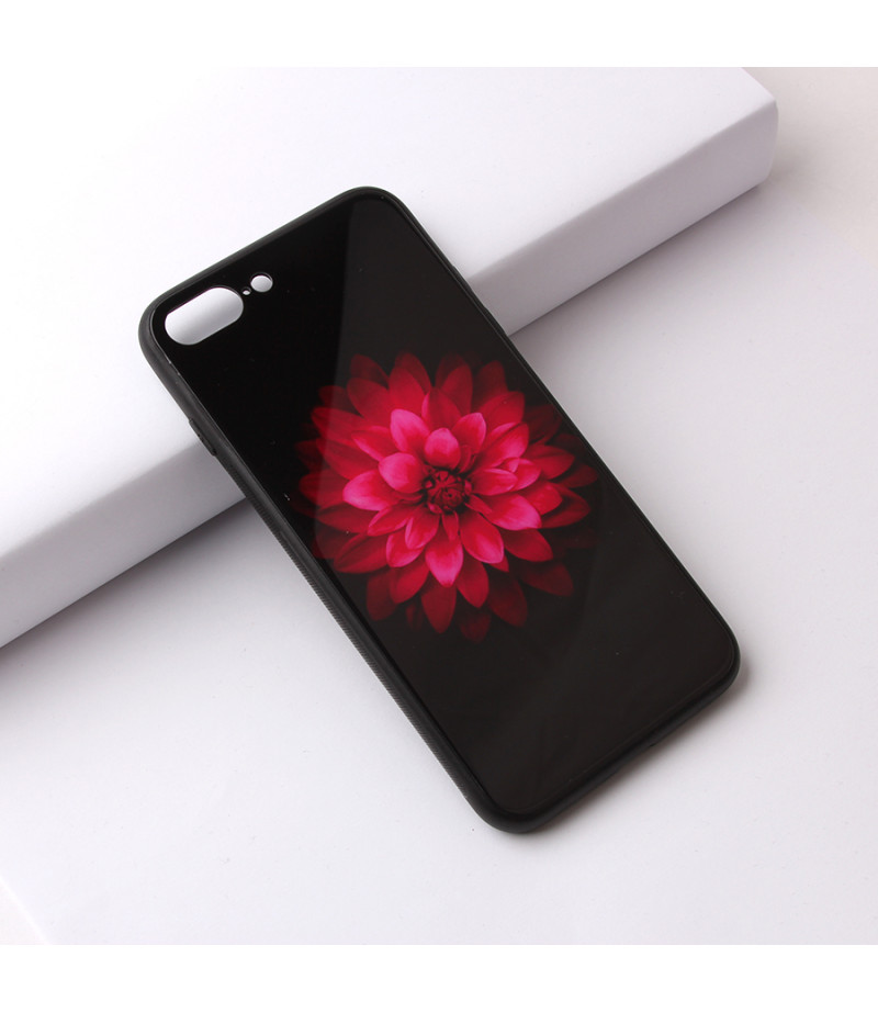 Glascase mit Musteraufdruck (Blume) für iPhone 7/8 Art.:000219