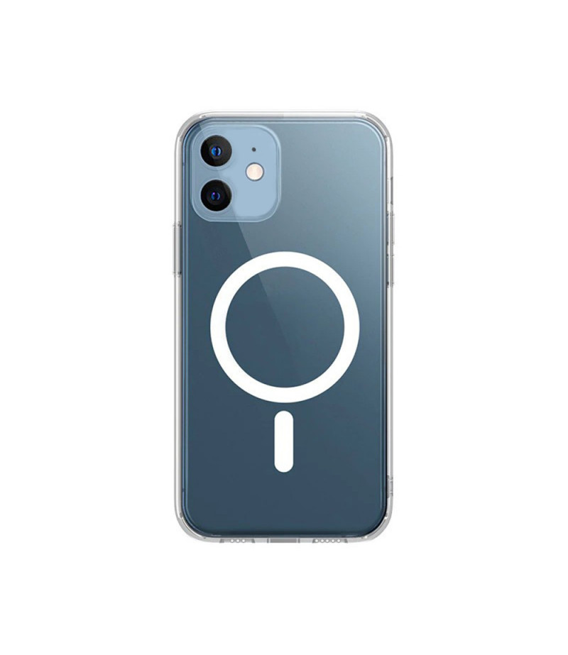 Flexibel Clear Integrated Magnetic Case mit Camera Protection für iPhone 12 Pro Max, Art.:000398-1