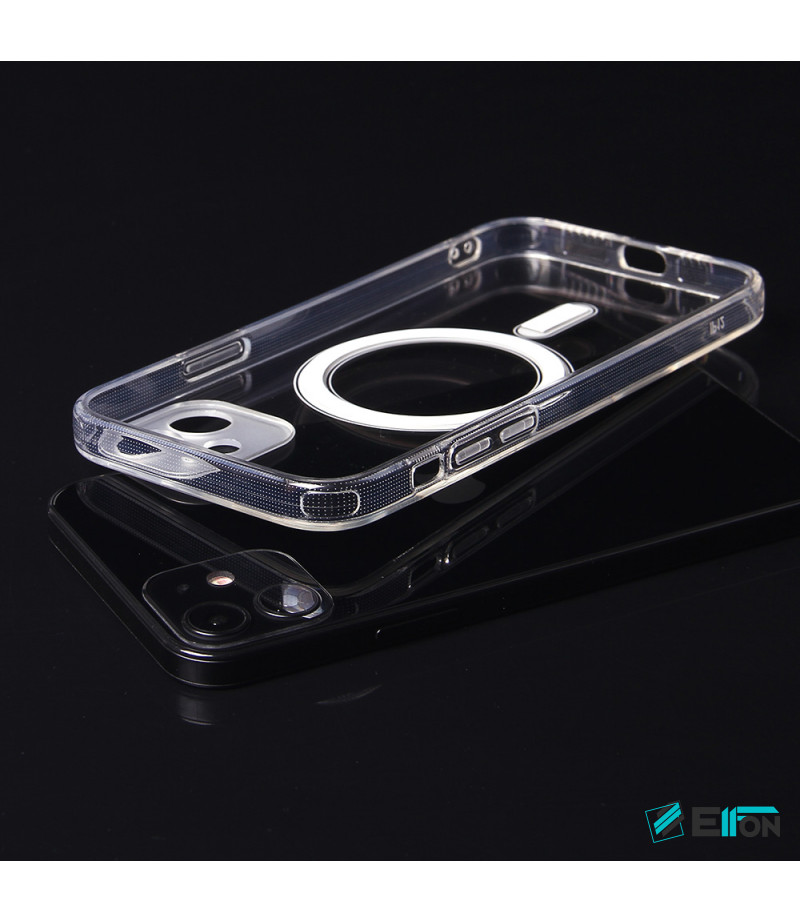 Flexibel Clear Integrated Magnetic Case mit Camera Protection für iPhone 12 Pro Max, Art.:000398-1