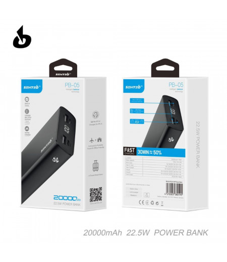 Powerbank Schnellladegerät PD Fast Charge PB-05 (20000 mAh), Art.:000995