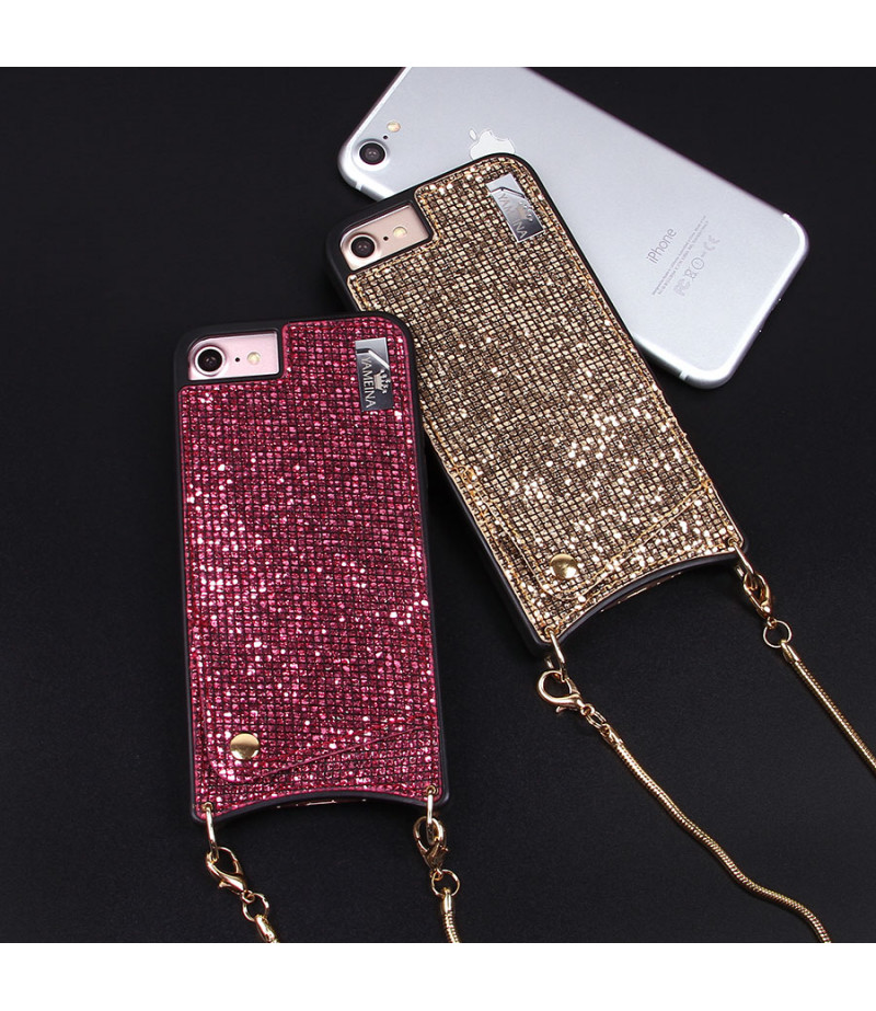 Diamond Mesh Lace Cross-body Case mit Band für iPhone 6/7/8, Art.:000009