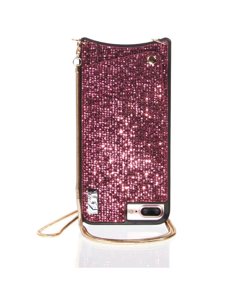 Diamond Mesh Lace Cross-body Case mit Band für iPhone 6 Plus/7 Plus/8 Plus, Art.:000009