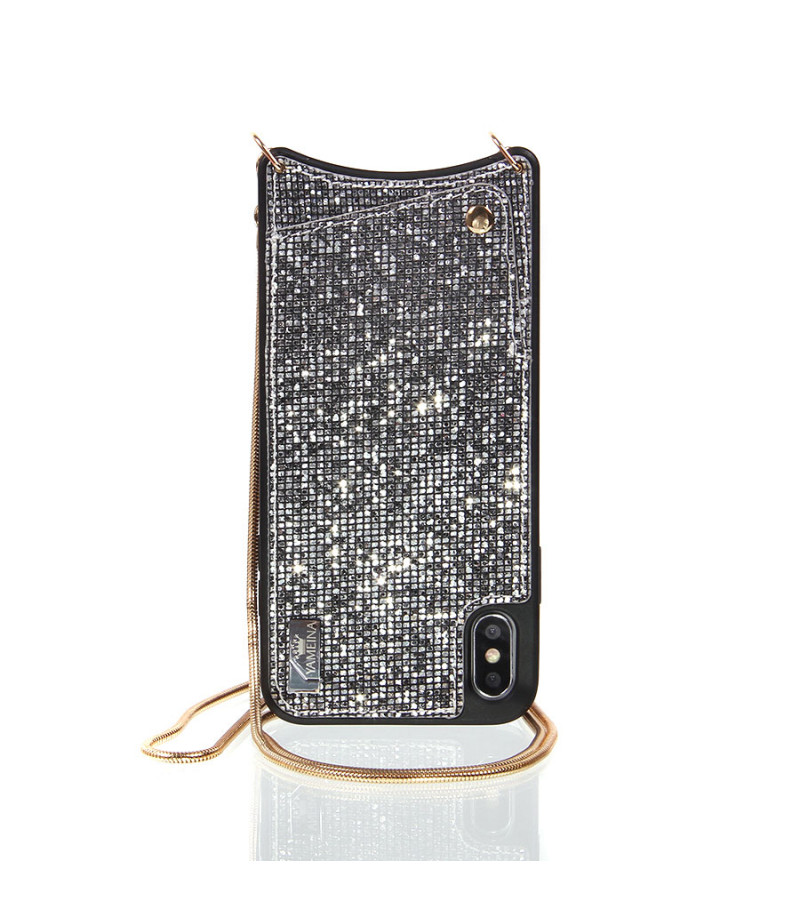 Diamond Mesh Lace Cross-body Case mit Band für iPhone X/XS, Art.:000009
