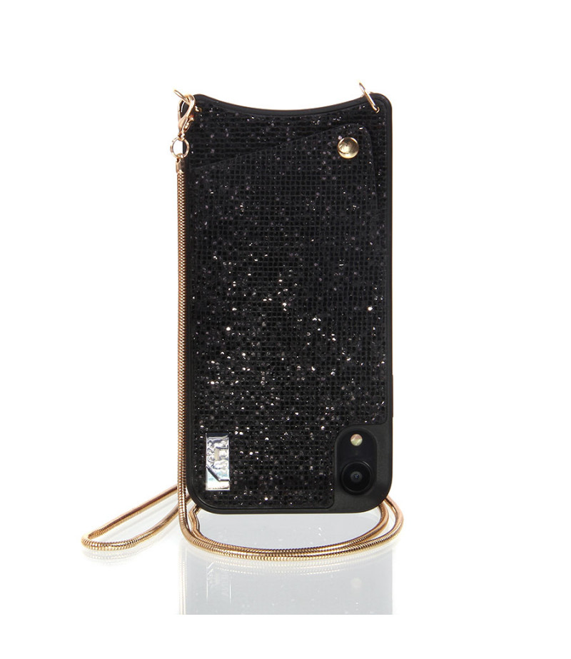 Diamond Mesh Lace Cross-body Chain Case für iPhone XR (6.1), Art.:000009