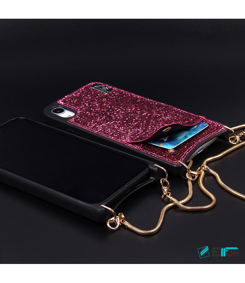 Diamond Mesh Lace Cross-body Chain Case für iPhone XR (6.1), Art.:000009