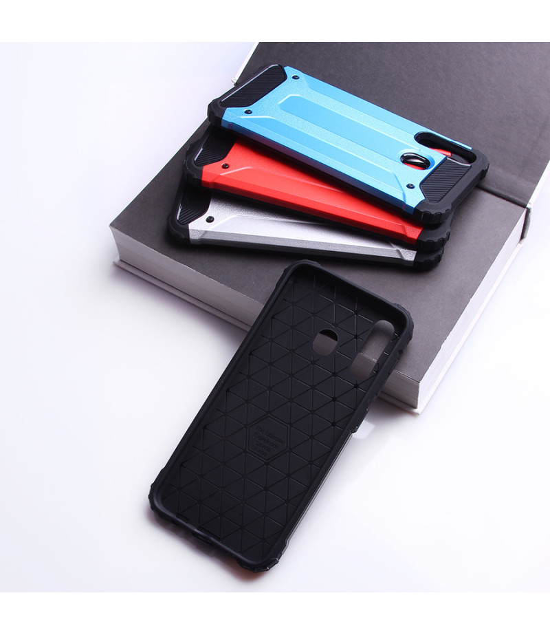 Shockproof cover 2 in 1 (TPC+PC) für Galaxy A20/A30, Art.:000528