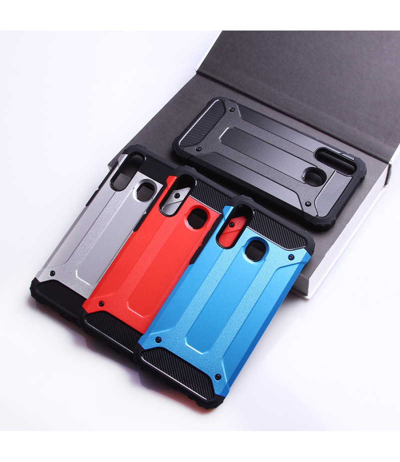 Shockproof cover 2 in 1 (TPC+PC) für Galaxy A20/A30, Art.:000528