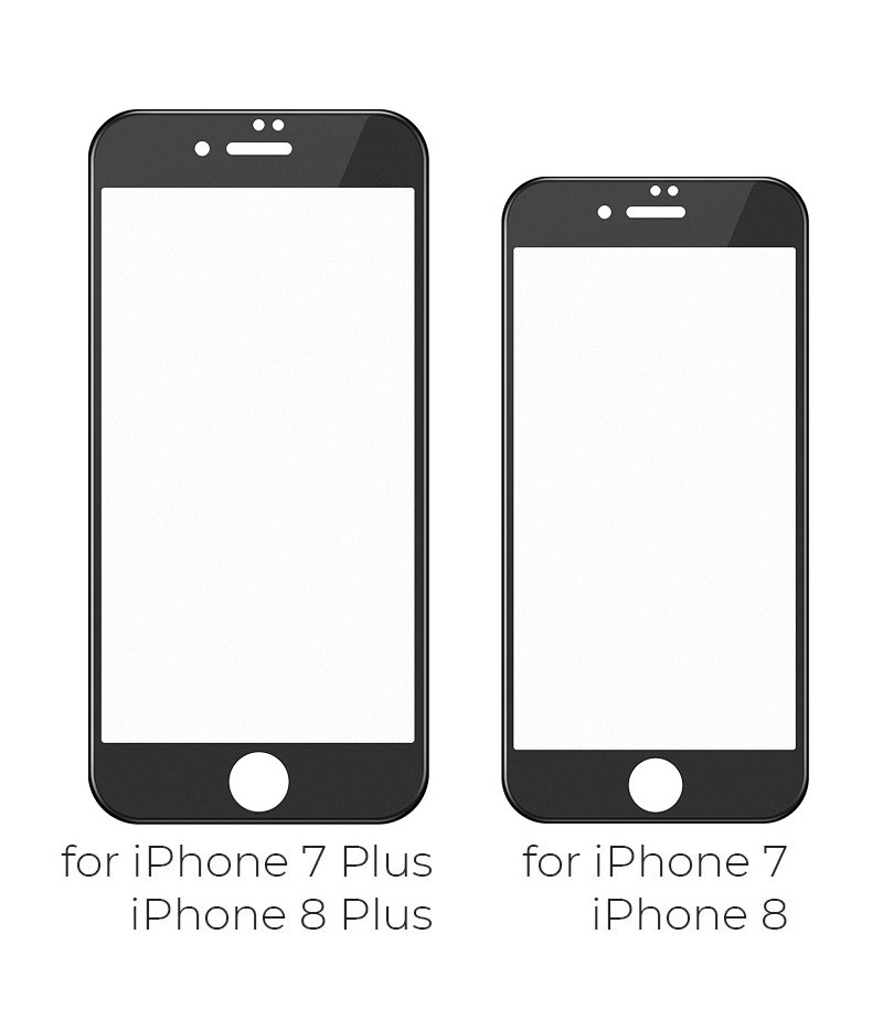 Hoco Super Smooth Full Screen Frosted Tempered Glass für iPhone 7 Plus/ 8 Plus (A14), Art.:000478