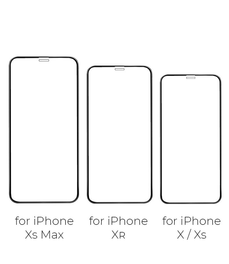 Hoco Fast Attach 3D Full-Screen Tempered Glass für iPhone X/Xs/ für iPhone 11 Pro (A8), Art.:000476
