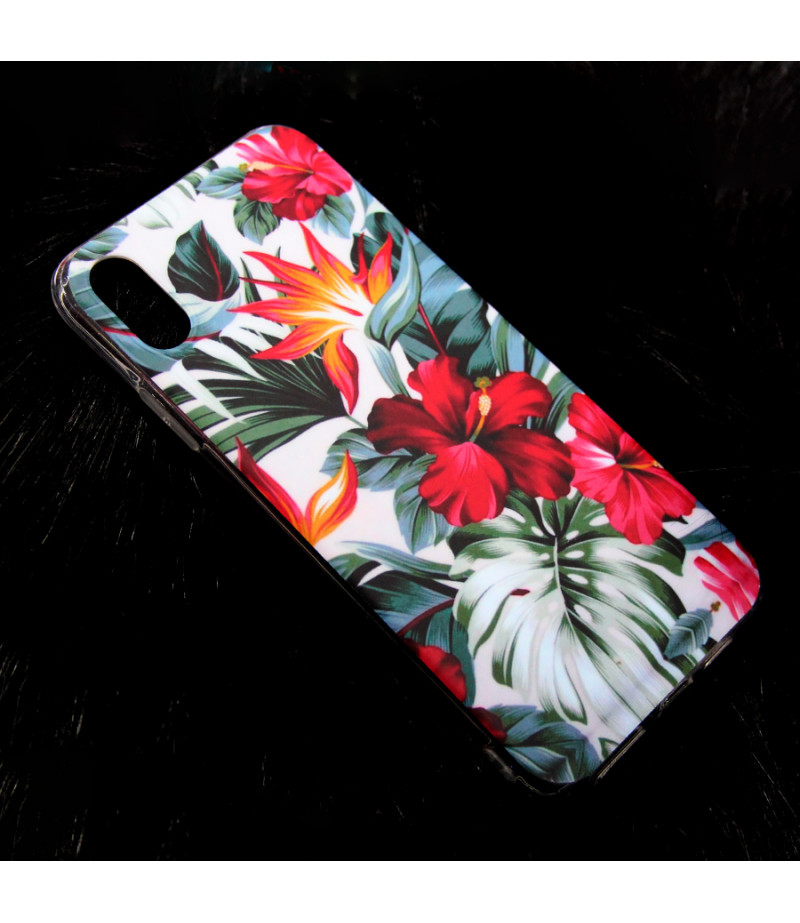 Matt Tropical Hibiscus Case für iPhone XS Max (6.5), Art.:000390