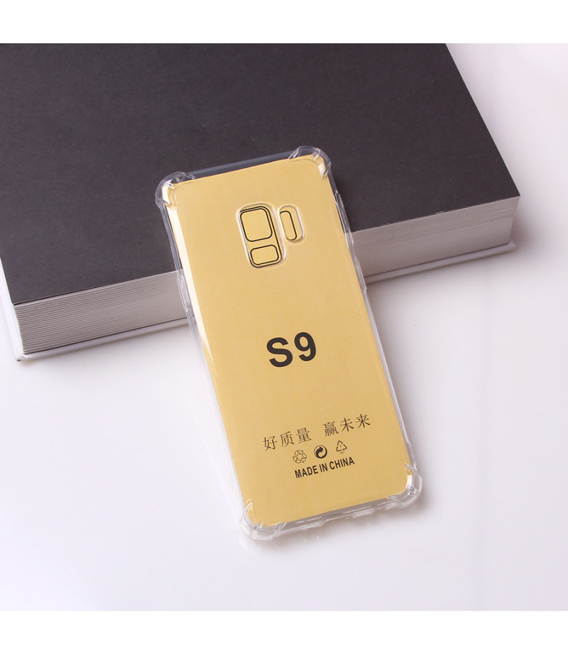 Drop Case TPU Schutzhülle (1mm) mit Kantenschutz für Samsung Galaxy S9, Art:000494