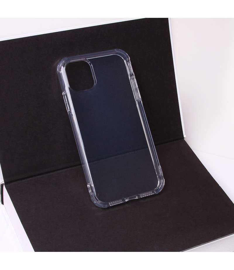 TPU+PC hart kratzfest kristallklar 2.5 mm für iPhone 11 Pro, Art.:000685