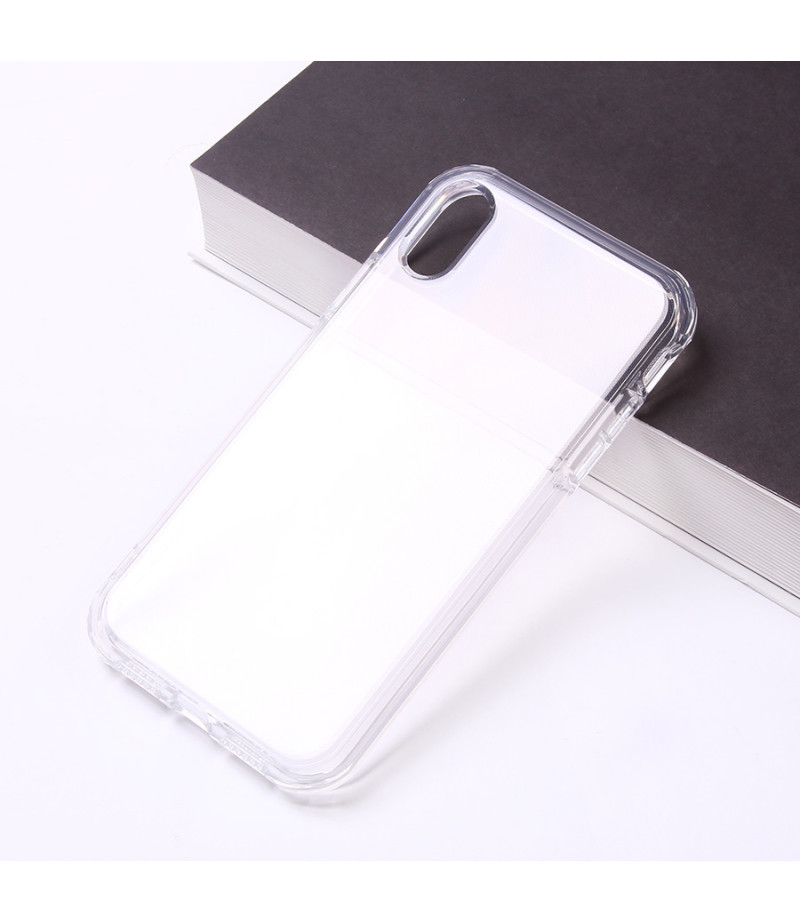 TPU+PC hart kratzfest kristallklar 2.5 mm für iPhone XS MAX, Art.:000685