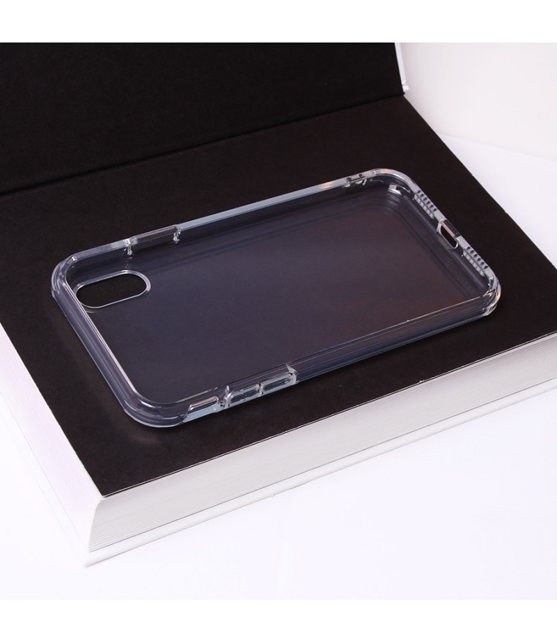TPU+PC hart kratzfest kristallklar 2.5 mm für iPhone XR, Art.:000685