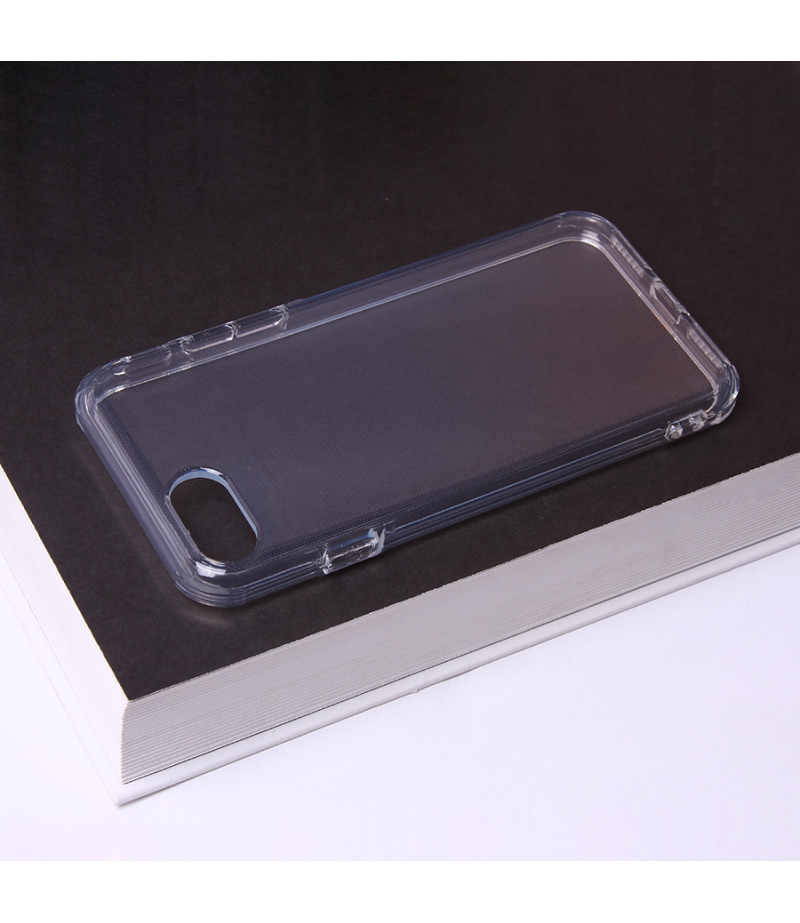 TPU+PC hart kratzfest kristallklar 2.5 mm für iPhone 7/8, Art.:000685