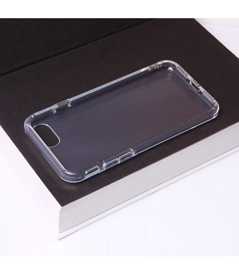 TPU+PC hart kratzfest kristallklar 2.5 mm für iPhone 7/8, Art.:000685
