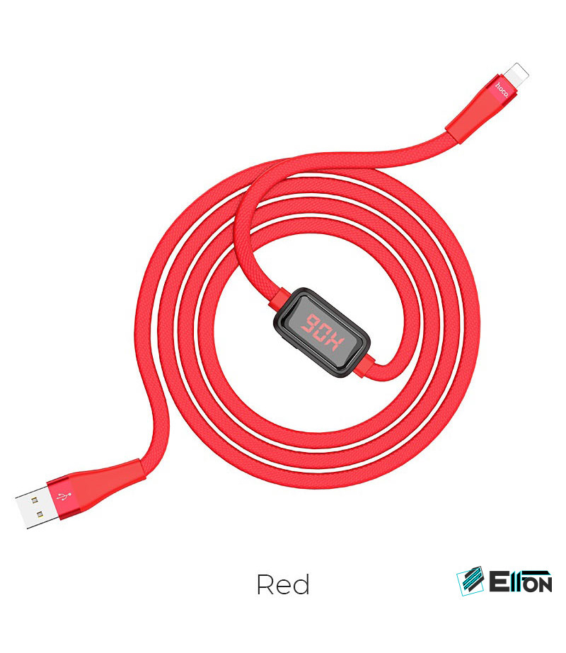 Hoco S4 Ladedatenkabel mit Zeitanzeige für Lightning/ Charging data cable with display, Art.:000766