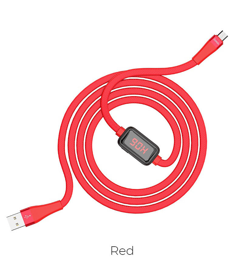 Hoco S4 Ladedatenkabel mit Zeitanzeige für Micro/ Charging data cable with display, Art.:000766