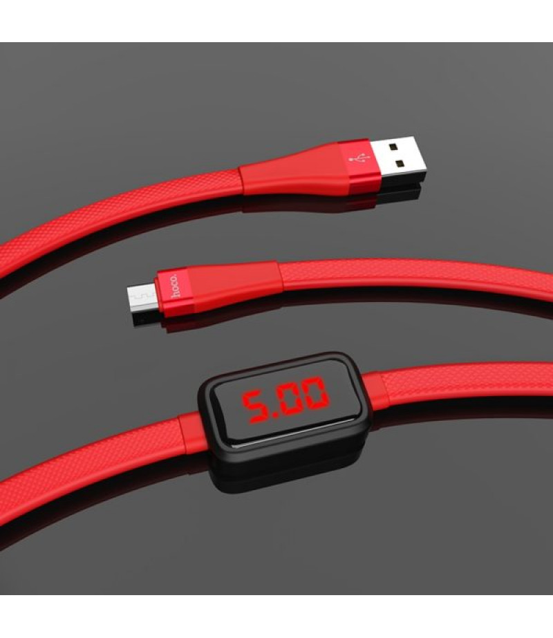 Hoco S4 Ladedatenkabel mit Zeitanzeige für Micro/ Charging data cable with display, Art.:000766