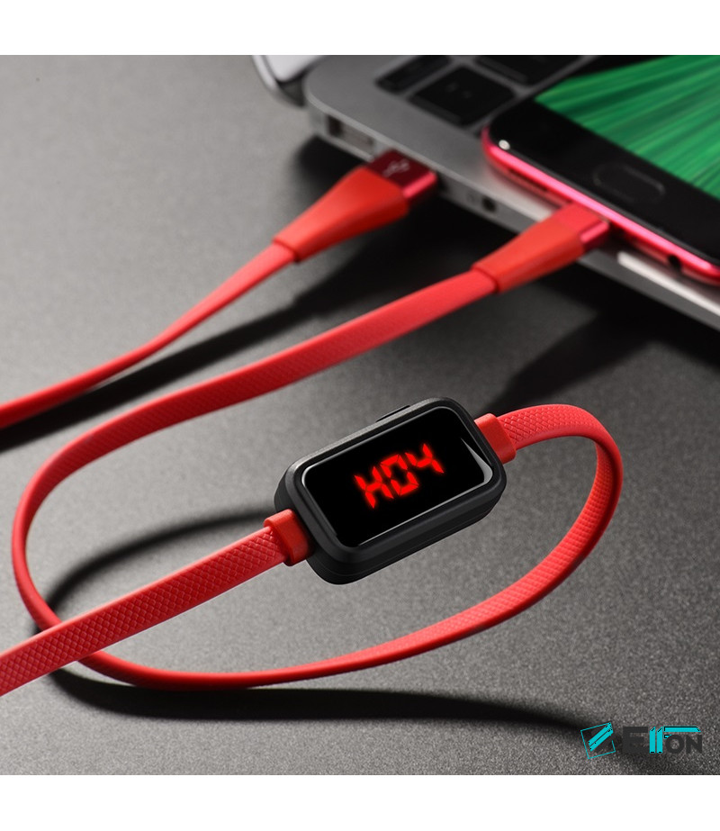Hoco S4 Ladedatenkabel mit Zeitanzeige für Micro/ Charging data cable with display, Art.:000766