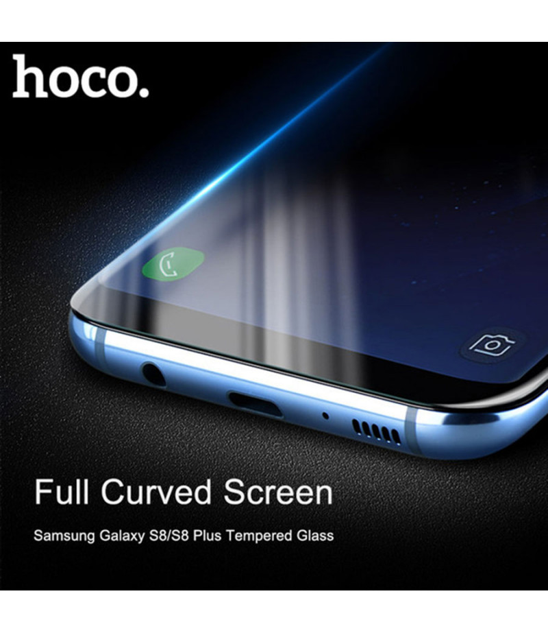 Hoco Curve Full Protection Tempered Glass für Galaxy S8 Plus, Art.:000596