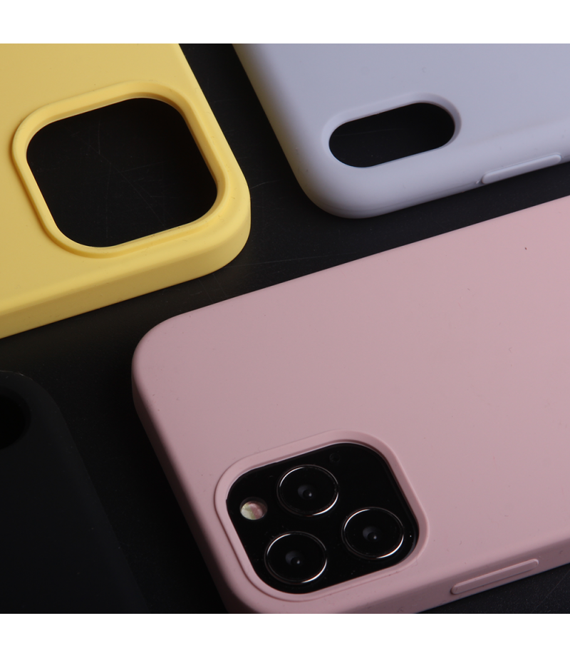 Handyhülle soft touch silicone case mit ösen für kette für iPhone  XS Max, Art.:000350