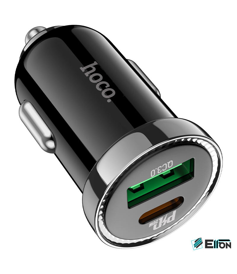 Hoco Z44 Auto Ladegerät mit Typ-C und USB A (PD20W+QC3.0) , Art.:000951