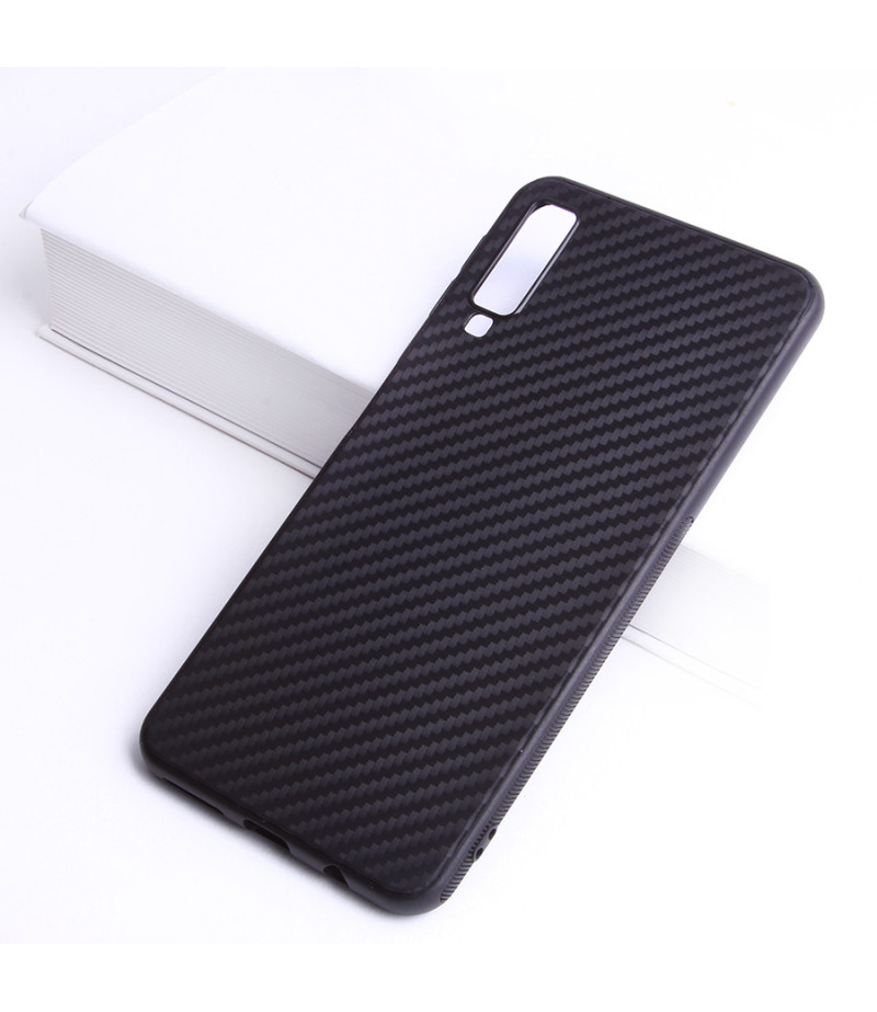 Carbon Cover für Samsung Galaxy A7 (2018)/ A8 Plus (2018), Art.:000475