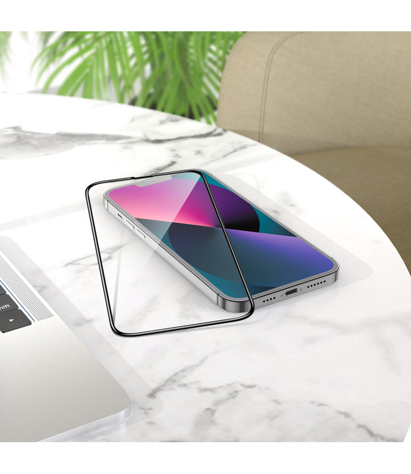Hoco Flash Attach Full Screen HD Tempered Glass für iPhone 13/ 13 Pro/ 14 (G1), Art.:000173