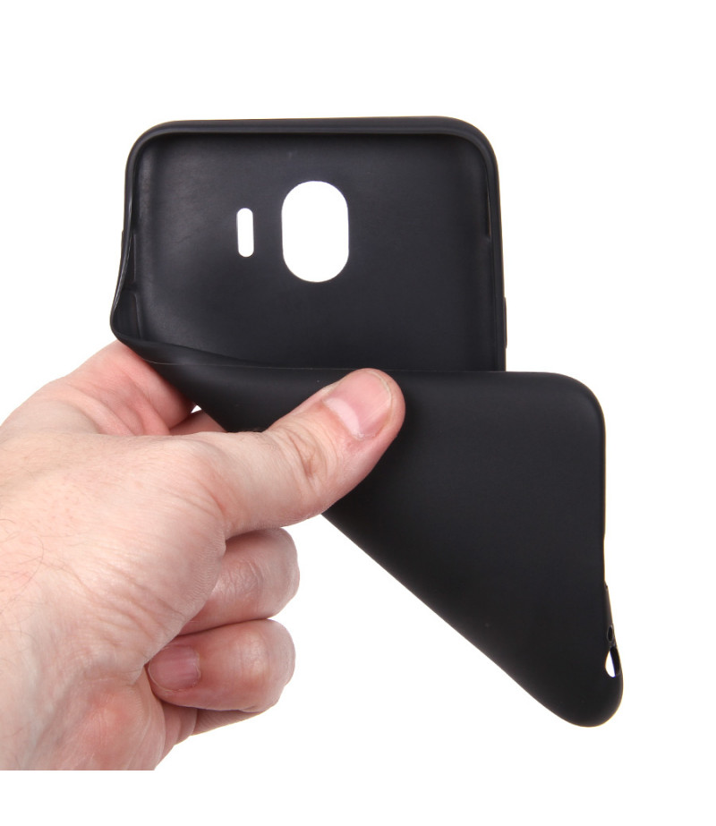 Black Tpu Case für Samsung Galaxy J4 (2018), Art.:000499
