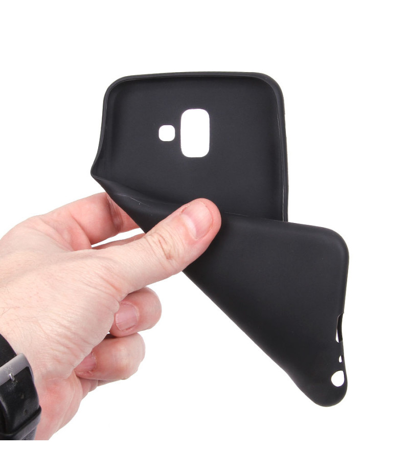 Black Tpu Case für Samsung Galaxy J6 Plus (2018), Art.:000499