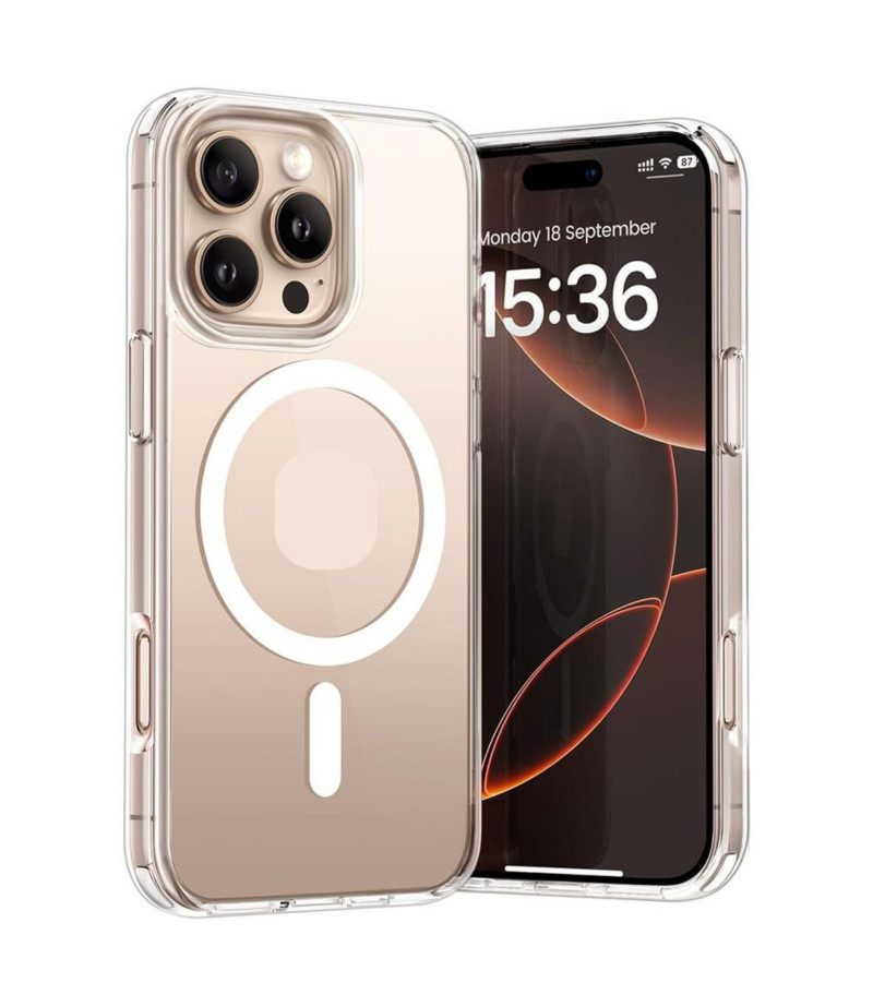 Clear Integrated Magnetic Case with Camera Protection für iPhone 16 Pro, Art.:000398-2