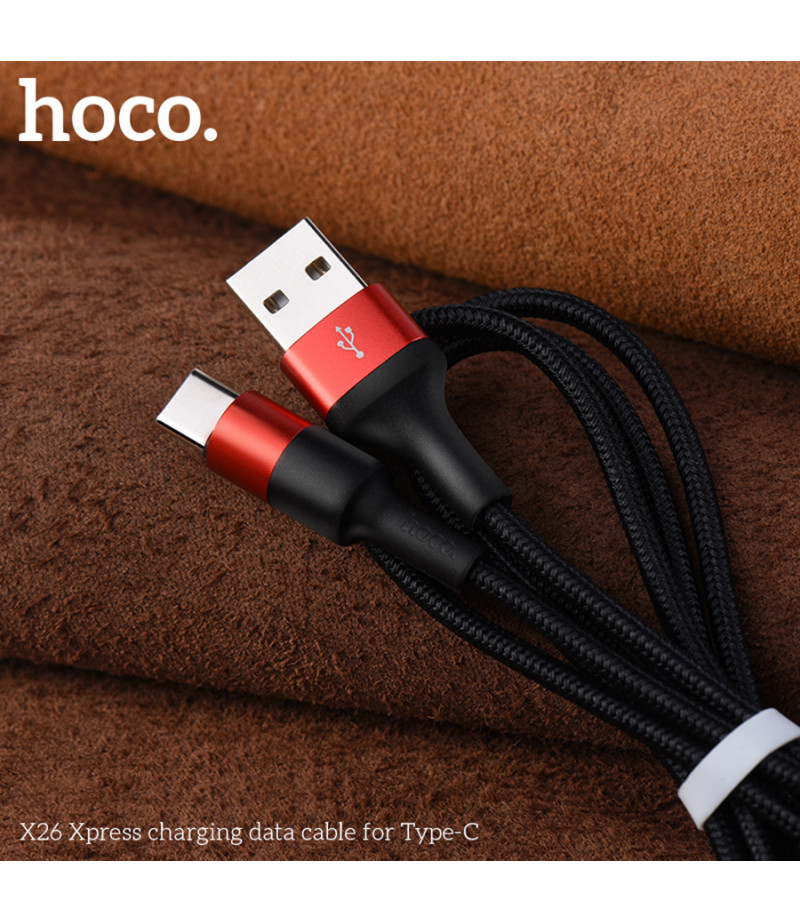 Hoco X26 Xpress Ladekabel für Typ-C 1m, Art.:000392