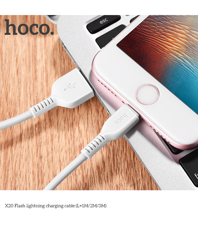 Hoco X20 Lightn. Kabel 3m, Art.:000395